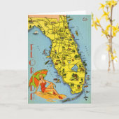 Carte de voeux Floride (Fleur jaune)
