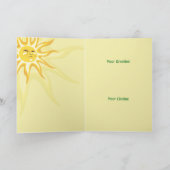 Carte de voeux Floride Sunshine & Oranges (Intérieur)