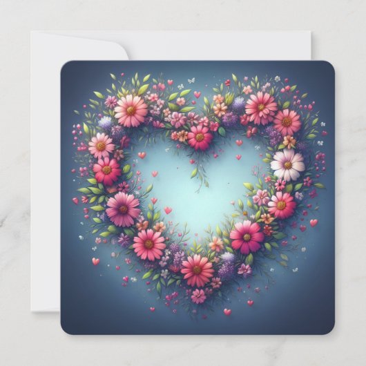 Carte de voeux "Flourver dans son amour" (Devant)