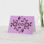 Carte de voeux Flower (Devant)