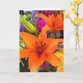 Carte de voeux Flower (Fleur jaune)