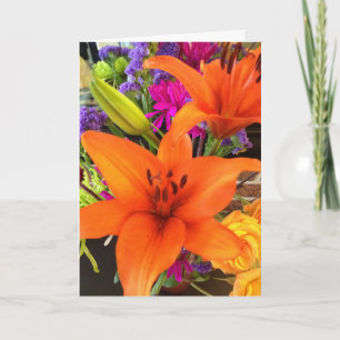 Carte de voeux Flower