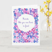 Carte de voeux 'Flower Power' pour un ami (Fleur jaune)