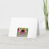 Carte de voeux Flowers en chute (Dos)