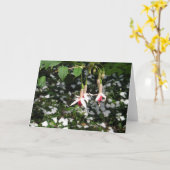 Carte de voeux Flowers en chute (Fleur jaune)