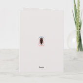 Carte de voeux Flying Fox (Dos)