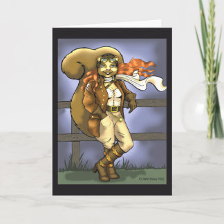 Carte de voeux Flying Squirrel