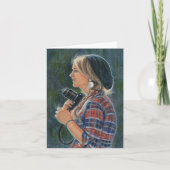 Carte de voeux "focalisée" par Barbara Stanton (Devant)