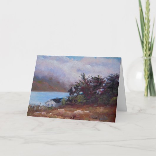 Carte de voeux Fog Over Crystal Springs. (Devant)