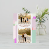 Carte de voeux Foil de Noël de Noël de Noël (Debout devant)