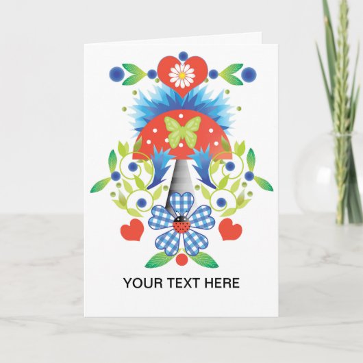 Carte de voeux Folkfest (Devant)