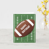 Carte de voeux Football Design (Fleur jaune)