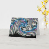 Carte de voeux "Forest Fire Sky" (Fleur jaune)