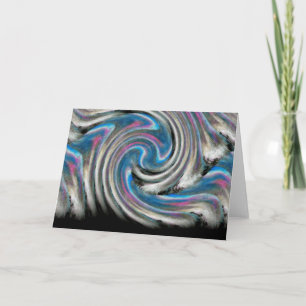 Carte de voeux "Forest Fire Sky"