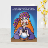 Carte de voeux 'Fortune Teller' (Fleur jaune)
