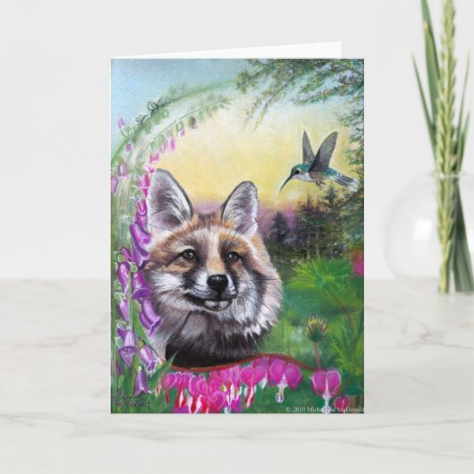 Carte de voeux Fox Love (Devant)