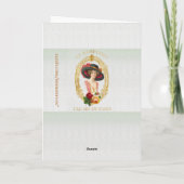 Carte de voeux française vintage (Dos)