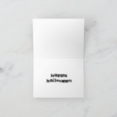 Carte de voeux Frankenselfie (Intérieur)