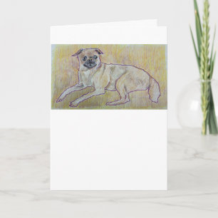 Carte de voeux Frankie Dog