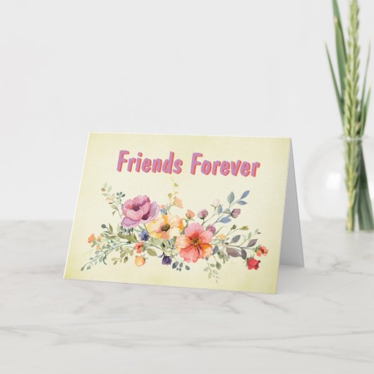 Carte de voeux Friends Forever (Devant)