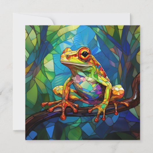Carte de voeux Frog Art (Devant)