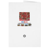 Carte de voeux Fruit fraise (Dos)