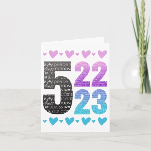 Carte de voeux Fruit of the Spirit (Devant)