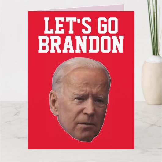 CARTE DE VOEUX FUNNY BIDEN POUR LA SAINT-VALENTIN (Devant)