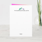 Carte de vœux G : Bonne année . (Dos)