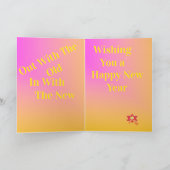 Carte de vœux G : Bonne année . (Intérieur)