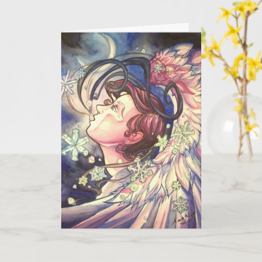 Carte de voeux Gabriel Closeup (Fleur jaune)