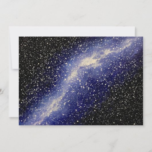 Carte de voeux Galaxy Painting (Devant)