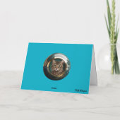 Carte de vœux Gambit de joli tabby (Dos)