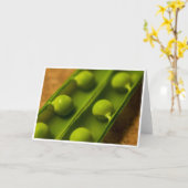Carte de voeux Garden Peas (Fleur jaune)