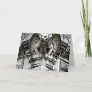 Carte de voeux Gargoyle