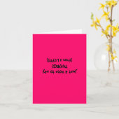 Carte de voeux gauchiste (Fleur jaune)