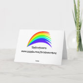 Carte de voeux gay Yay 4 (Dos)