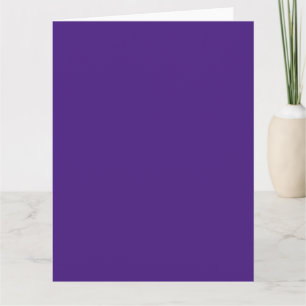 Carte de vœux géante Monster Purple