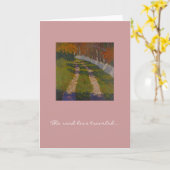 carte de voeux générique de paysage d'air de plein (Fleur jaune)