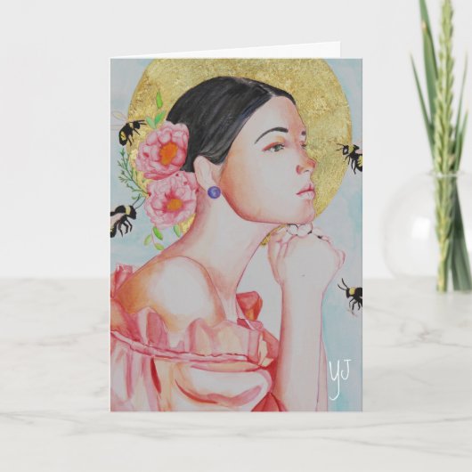 Carte de voeux Genius Feminine #2 (Devant)