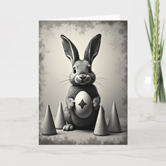 Carte de vœux Gentil Lapin Ami (Devant)