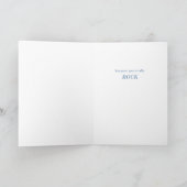 Carte de vœux géode d'agate I'm So Lucky (Intérieur)