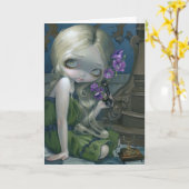 Carte de voeux "Geraniums" (Fleur jaune)