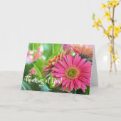 Carte de voeux Gerbera Daisies (Fleur jaune)