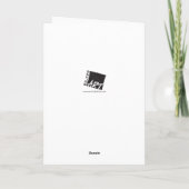 Carte de voeux "Get Well Bientôt" - 5x7 (Dos)