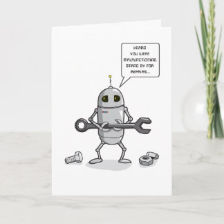 Carte de voeux "Get Well Bientôt" - 5x7