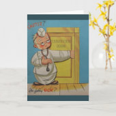 Carte de voeux Get Well vintage (Fleur jaune)