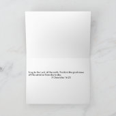 Carte de voeux Gideon (Intérieur)