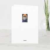 Carte de voeux Ginger gorilla (Dos)