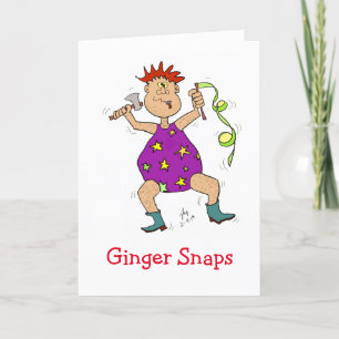 Carte de voeux Ginger Snap